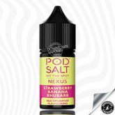 Pod Salt Nexus Strawberry Banana Rhubarb - Longfill